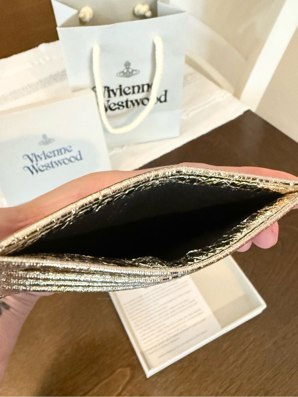 Vivienne Westwood Crack Pattern Card Holder - Picture 4 of 4
